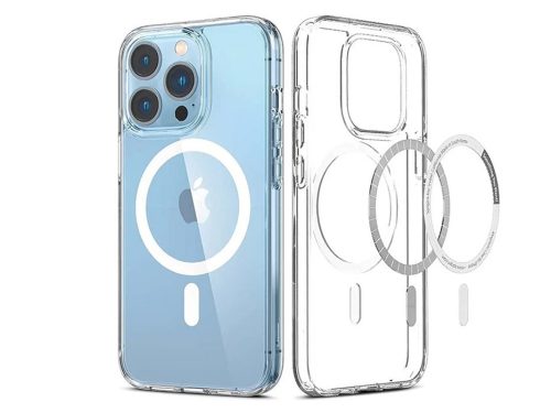 Apple iPhone 12/12 Pro szilikon hátlap - Clear Mag Cover - átlátszó