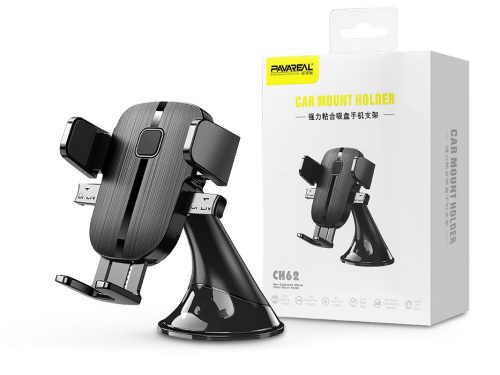 Pavareal univerzális műszerfalra/szélvédőre helyezhető autós tartó - Pavareal   CH62 Car Mount Holder - fekete