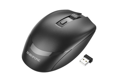 BOROFONE BG7 PLATINUM WIRELESS EGÉR FEKETE