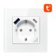 Smart WiFi Wall Socket Avatto N-WOT10-USB-W TUYA USB USB-C (white)