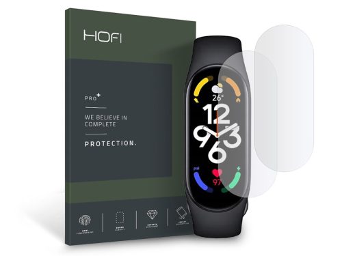 HOFI Hydroflex Pro+ képernyővédő fólia - Xiaomi Mi Smart Band 7 - 2 db/csomag - clear