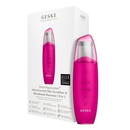 Skin Scrubber & Blackhead Remover 9in1 Geske with APP (magenta)