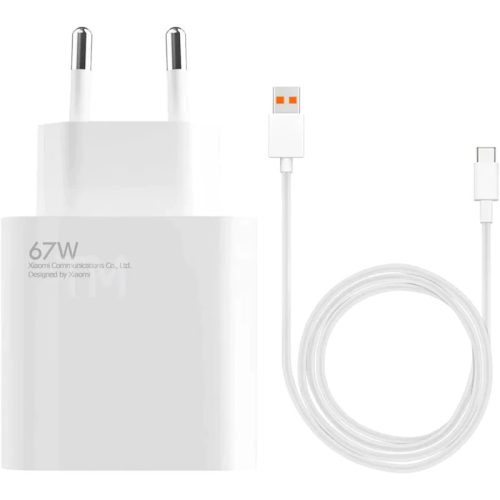 Xiaomi MDY-12-EH gyári hálózati fehér gyors (Turbo) töltőfej 3,25A 67W