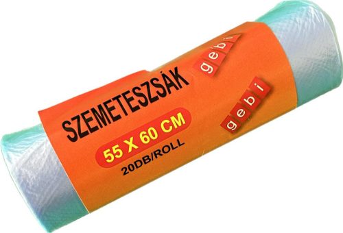 Szemeteszsák 55x60/10 lila (35 liter) / 20db