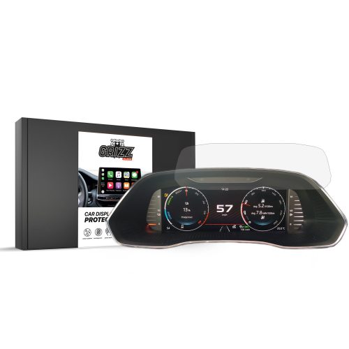 GrizzGlass CarDisplay kijelzővédő fólia - Skoda Octavia 4 Virtual Cockpit 10,25" 2020