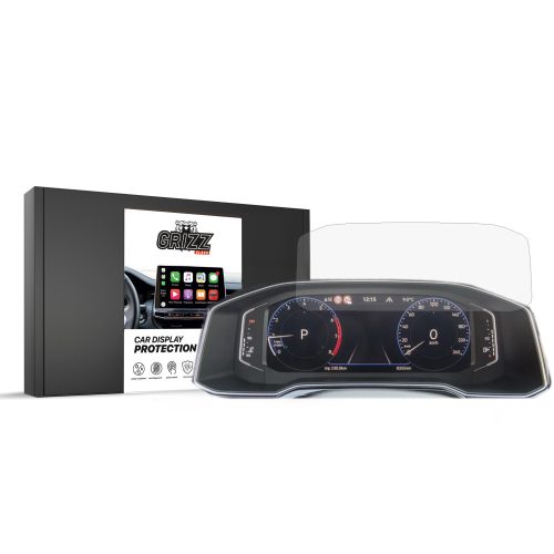 GrizzGlass CarDisplay kijelzővédő fólia - Volkswagen Polo Digital Cockpit 8" 2023