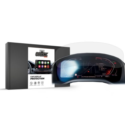 GrizzGlass CarDisplay kijelzővédő fólia - BMW X3 G01 Live Cockpit 12,25" 2017