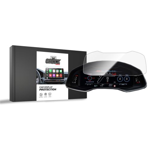 GrizzGlass CarDisplay kijelzővédő fólia - Audi A6 C8 Virtual Cockpit 12,3" 2018