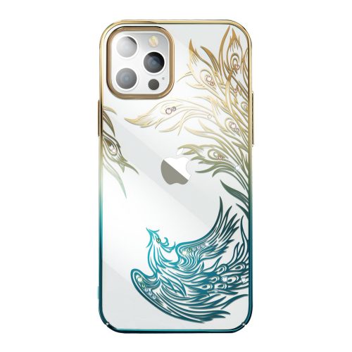 Kingxbar Phoenix Swarovski Apple iPhone 14 Plus gold-blue