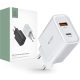 Tech-Protect C30W 2-port Network Charger PD 30W QC 3.0 White