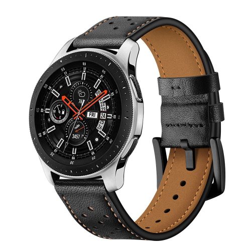 Tech-protect Leather Samsung Galaxy Watch 46mm Black