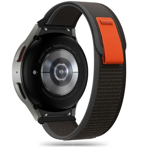 Tech-Protect Nylon Samsung Galaxy Samsung Galaxy Watch 4/5/5 Pro/6 black/orange