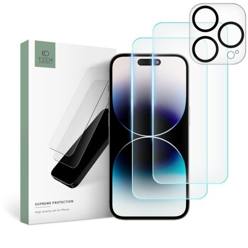 Tech-Protect Supreme Set Apple iPhone 15 Pro clear