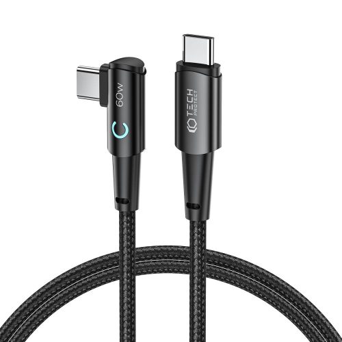 Tech-protect Ultraboost L USB-C/USB-C Cable 60W 6A 100cm Grey