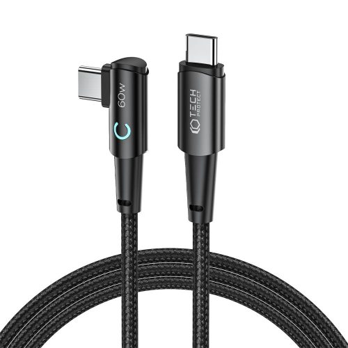 Tech-protect Ultraboost L USB-C/USB-C Cable 60W 6A 200cm Grey