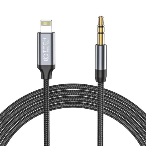 Tech-Protect Ultraboost Lightning/mini Jack 3.5mm Cable 100cm Black