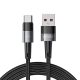 Tech-protect Ultraboost USB-A/USB-C Cable 66W 6A 200cm szürke