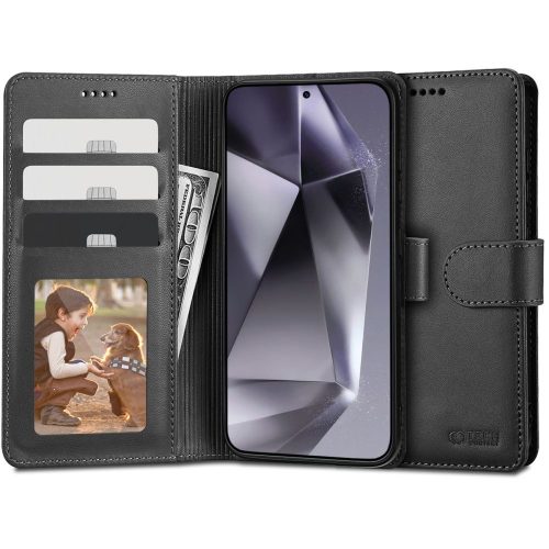 Tech-Protect Wallet Samsung Galaxy S24 Ultra Black