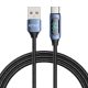 Tech-Protect Ultraboost LED cable USB-A / USB-C 66W / 6A 200cm Blue