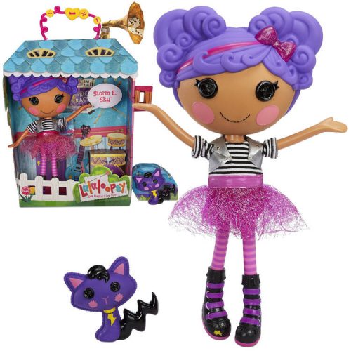 Lalaloopsy nagy szikla baba Storm E Sky 33 cm + cica #4912