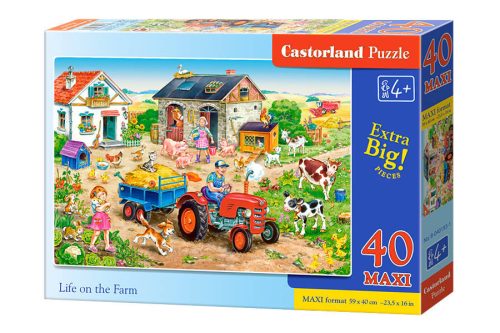 40 darabos puzzle MAXI Élet a farmon