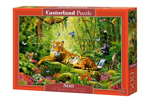 500 darabos puzzle Őfelsége a tigris