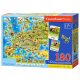 Castorland Puzzle Európa térkép 180 ele kvíz CA0036