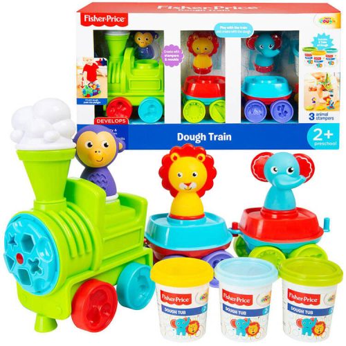 Fisher Price Vonat + tészta 3 színben #3619