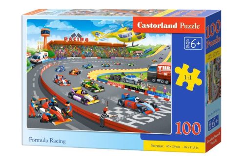 Puzzle 10 darab Formula Racing