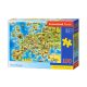 Puzzle 100 db. Európa térképe