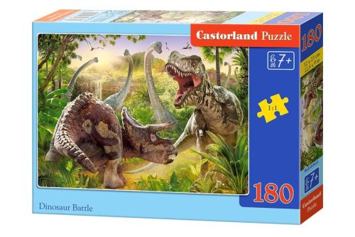 Puzzle 180 db. Dinoszaurusz csata