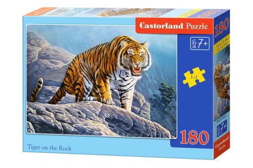 Puzzle 180 db. Tigris a sziklán