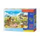 Puzzle 20 db MAX Állatok a farmon