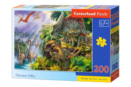 Puzzle 200 darab Dinoszaurusz völgy