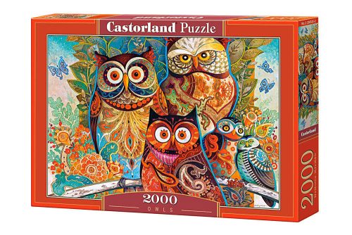 Puzzle 2000 db. Baglyok