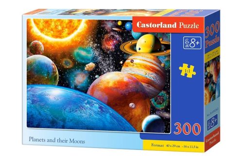 Puzzle 300 db. Bolygók és holdjaik