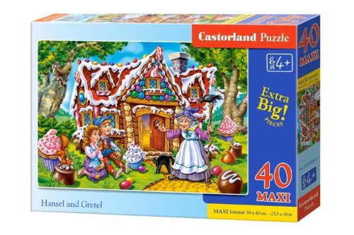 Puzzle 40 db. MAXI Jancsi és Juliska