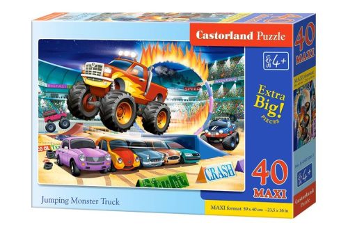 Puzzle 40 db. MAXI Jumping Monster Truck