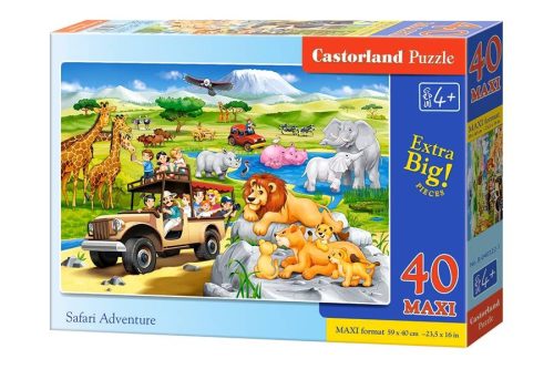 Puzzle 40 db. MAXI Safari Kaland