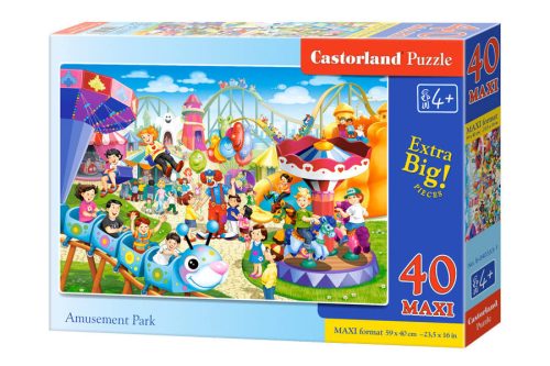 Puzzle 40 darab MAXI Vidámpark