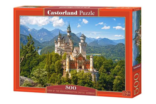 Puzzle 500 db. A neuschwansteini kastély látványa