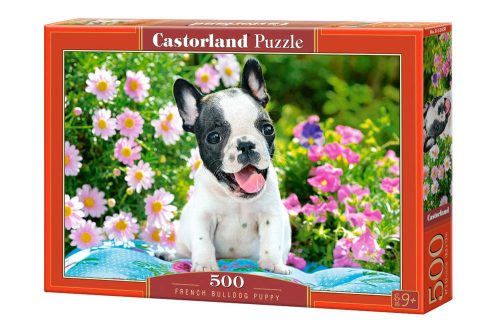 Puzzle 500 darab Francia bulldog kiskutya