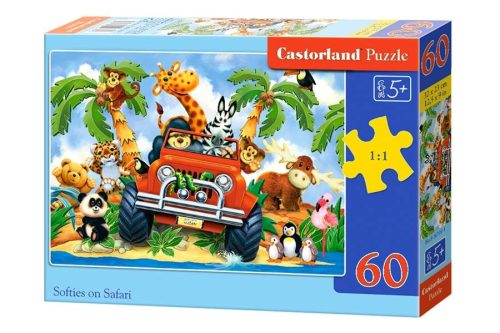 Puzzle 60 db. Softies on Safari