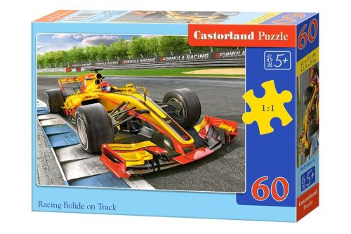 Puzzle 60 darab Racing Bolide a pályán