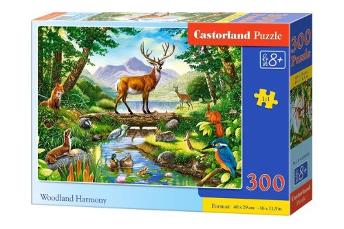 Puzzle 300 darab Woodland Harmony