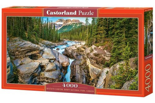 Puzzle 4000 db. Mistaya Canyon, Banff N.P. Kanada