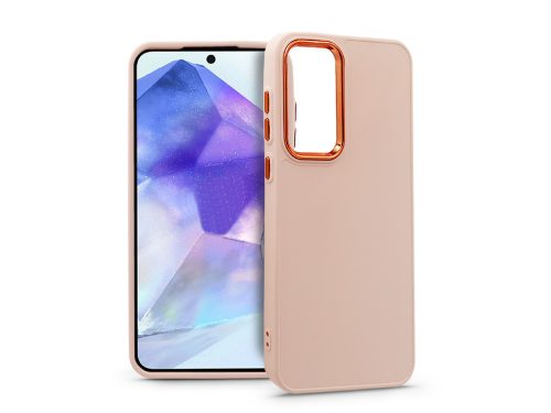 Samsung Galaxy A55 szilikon hátlap - Frame - rózsaszín