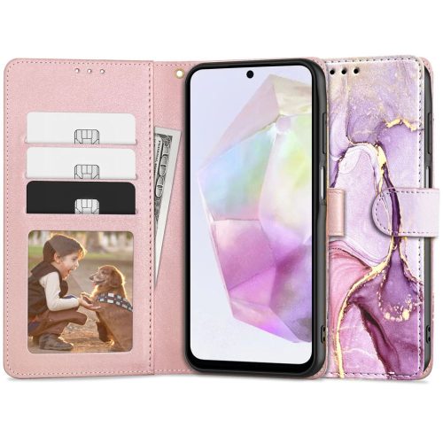 Tech-Protect Wallet Samsung Galaxy A35 5G Marble