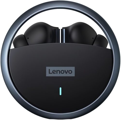 Lenovo LP60 Bluetooth 5.3 Vezeték Nélküli Fülhallgató Töltőtokkal, fekete