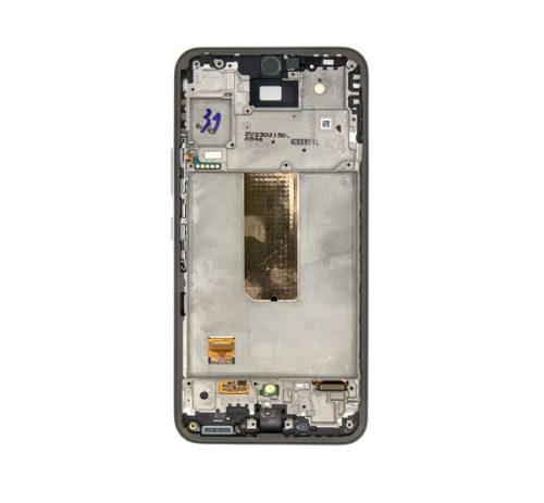 Samsung A546B Galaxy A54 5G kompatibilis LCD kijelző + érintő, kerettel, szürke